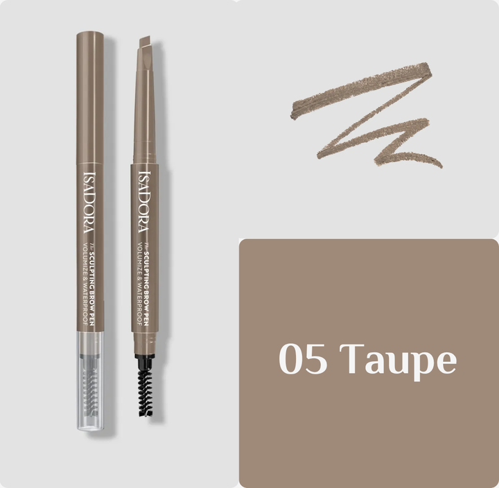 Isadora The Sculpting Brow Pen Volumize & Waterproof - 0.2g | إسادورا – قلم تحديد الحواجب لتكثيف الحواجب ومقاومة الماء – 0.2 جم