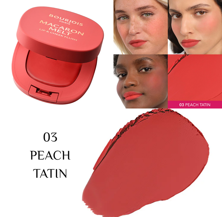 Bourjois Macaron Melt Lip & Cheek Flush 5g | برجوا بلاش كريمي للخدود والشفاه - 5 غ