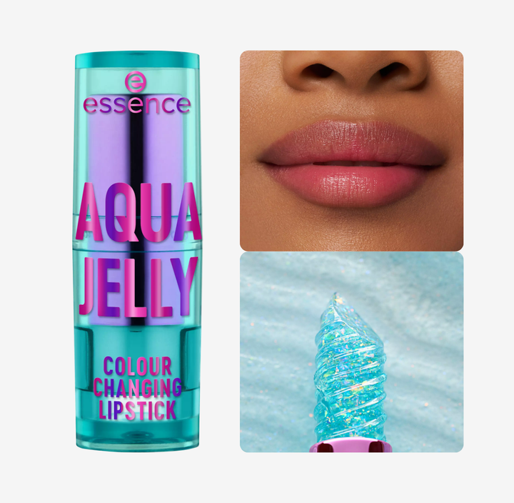 Essence Aqua Jelly Colour Changing Lipstick - 2,8 |  إيسنس أحمر شفاه أكوا جيلي يتغير لونه– 2.8 جم