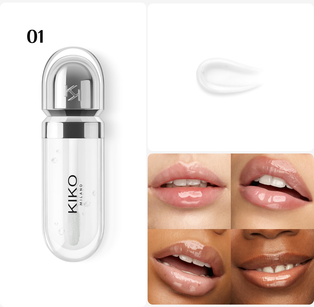 KIKO 3D Hydra Lip Gloss - 6.5ml | كيكو غلوس مرطب للشفاه - 6.5 مل