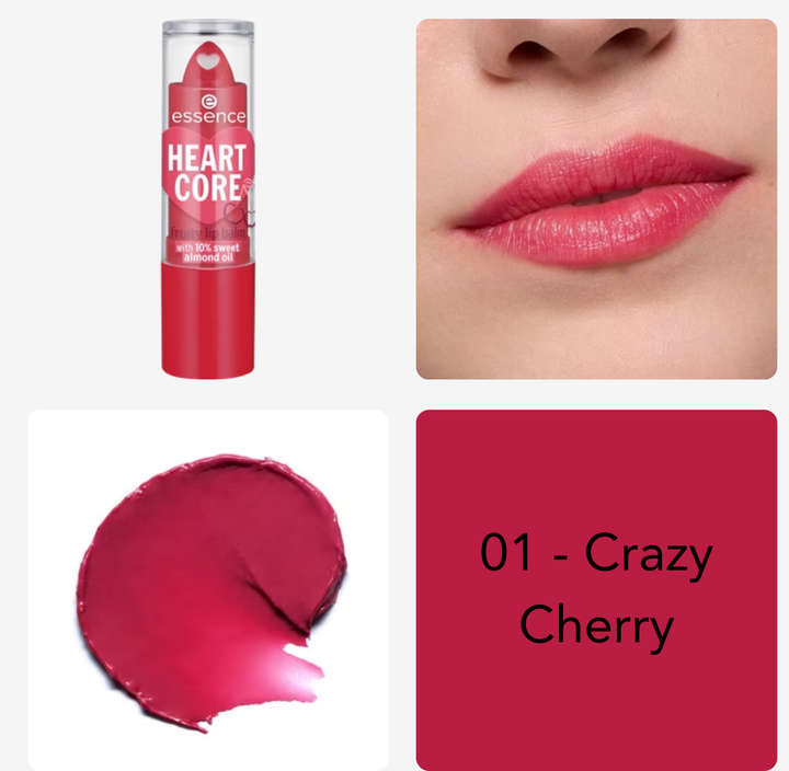Essence Heart Core Fruity Lip Balm | ايسنس مرطب شفاه