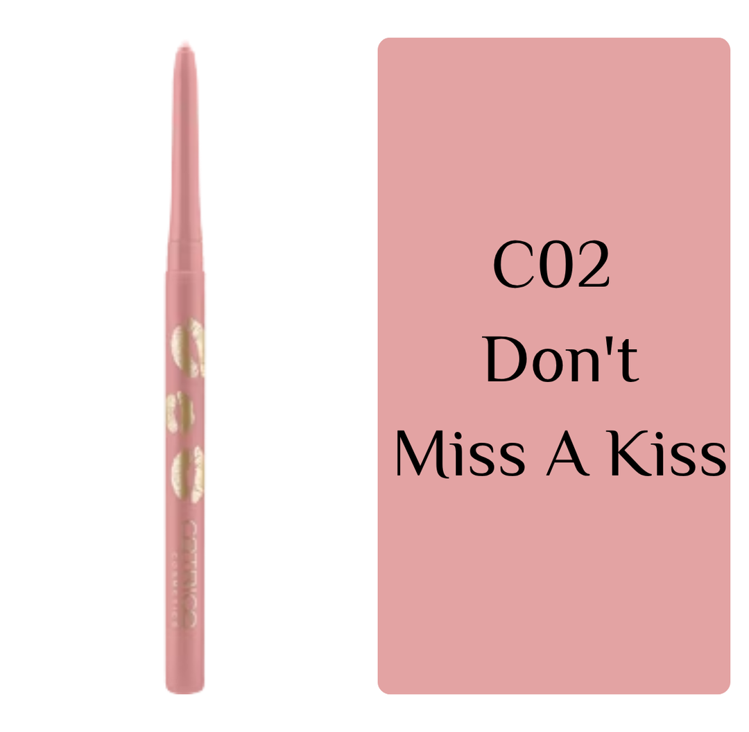 Catrice Kiss & Glow Plumping Lip Liner - 0.35 g | كاتريس قلم تحديد الشفاه كيس اند غلو - 0.35 غ