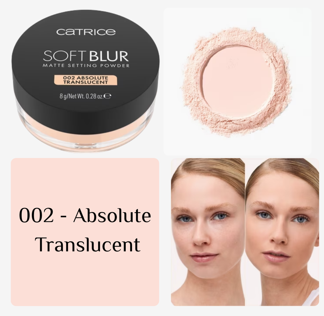 Catrice Soft Blur Matte Setting Powder - 8g | كاتريس بودرة تثبيت مات - 8غ