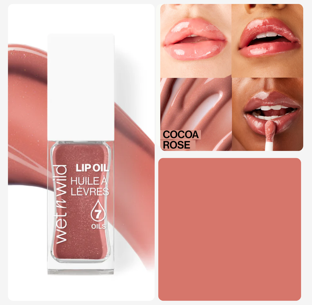 Wet n wild Lip Oil Huile Alevres - 7.11 ml | ويت ان وايلد غلوس للشفاه غني بالزيوت - 7.11 مل