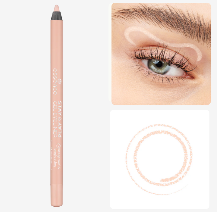 Essence Stay & Play Gel Eyeliner - 1.3g | ايسنس ايلاينر جل - 1.3 غرام