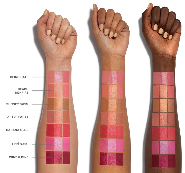 MORPHE Cheek Thrills Multi-Finish Face Trio - 10.8g | مورفي باليت بلاش و هايلايتر للوجه - 0.8 غرام