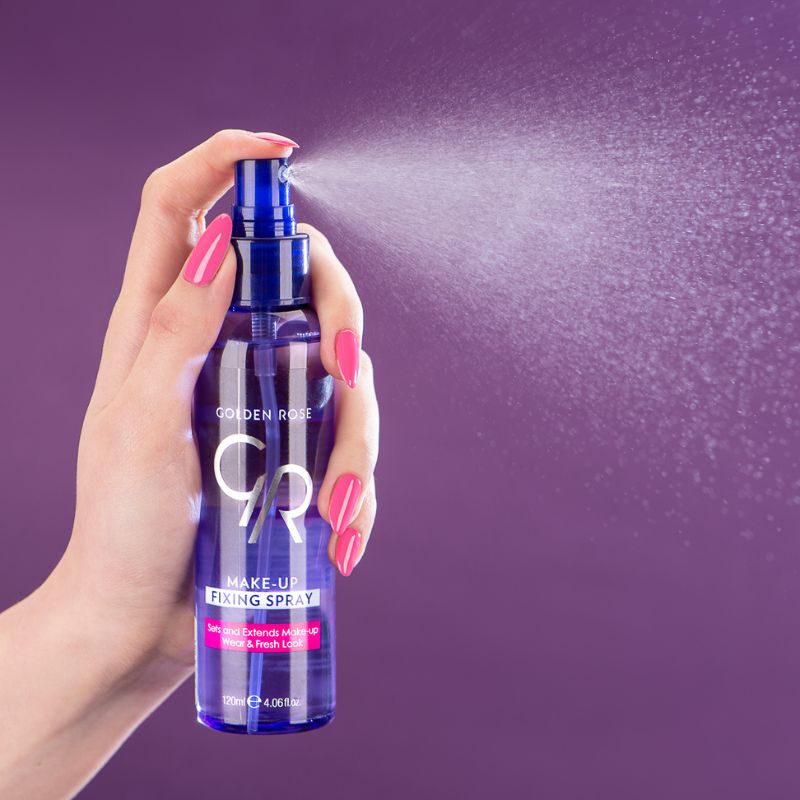GOLDEN ROSE Make-up Fixing Spray - 120ml | كولدن روز بخاخ تثبيت المكياج - 120 مل