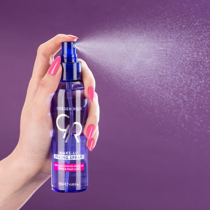 GOLDEN ROSE Make-up Fixing Spray - 120ml | كولدن روز بخاخ تثبيت المكياج - 120 مل