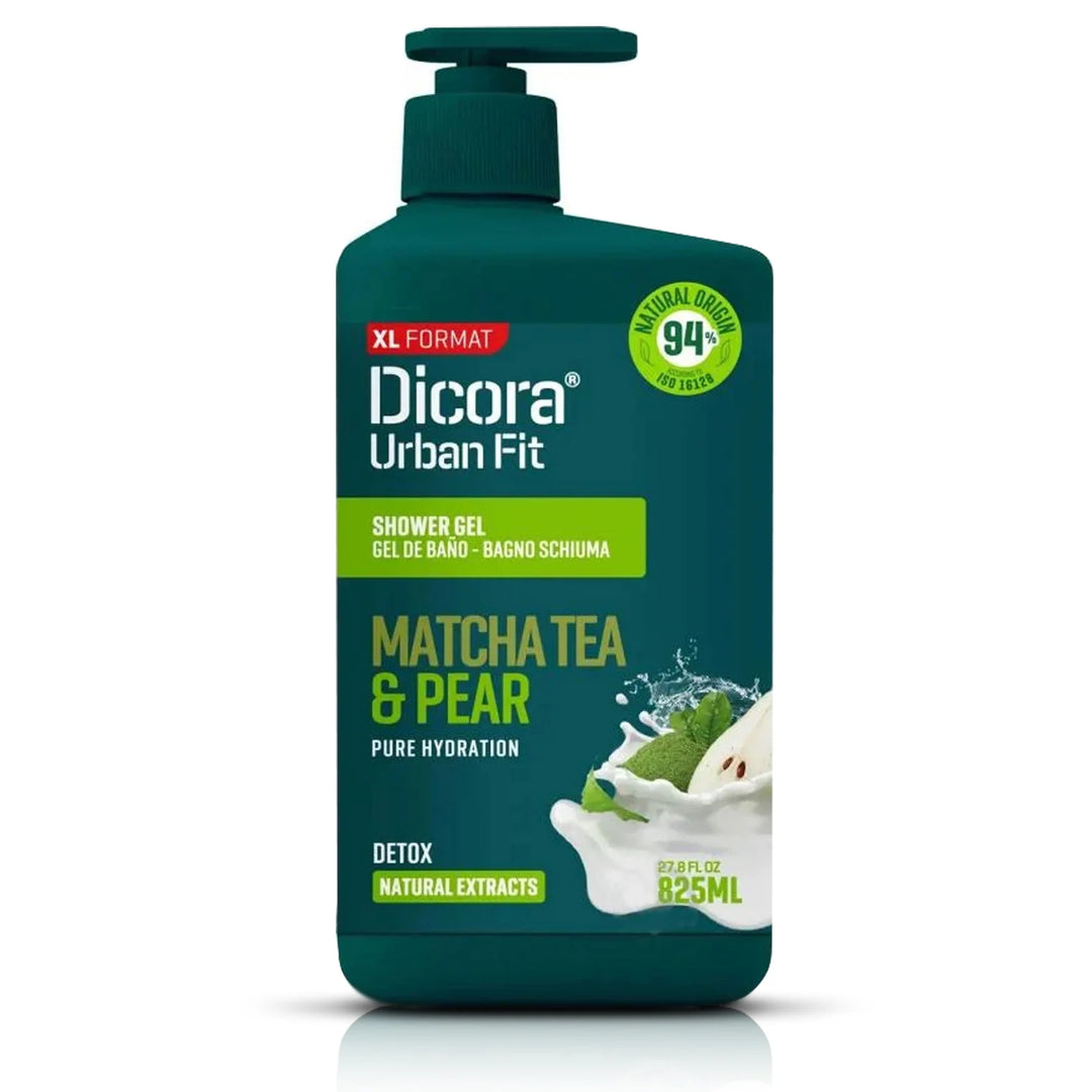 Dicora Shower Gel Matcha Tea & Pear - 825ml | ديكورا جل استحمام بالماتشا و الكمثرى - 825 مل