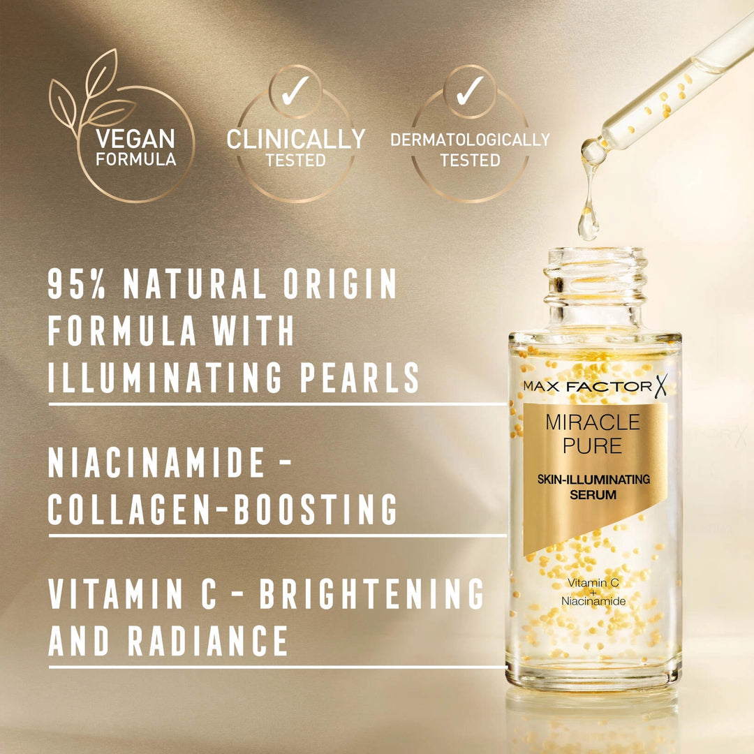 MAXFACTOR Miracle Pure Skin-Illuminating Serum - 30ml | ماكس فاكتر سيروم مضيئ للبشرة - 30 مل
