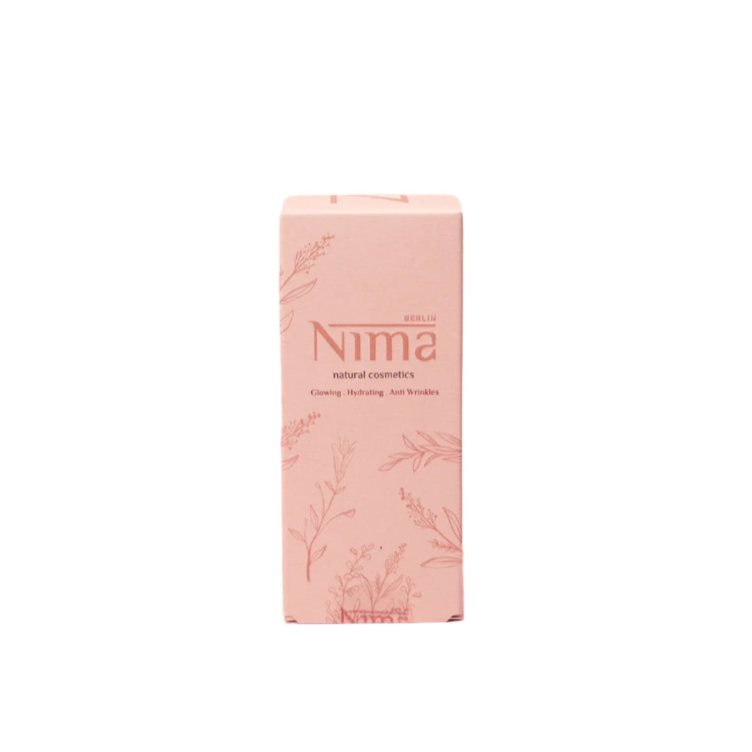 Nima Berlin Natural Cosmatics Glowing Hadrating Anti Wirnkles - 30ml | نيما بيرلين سيروم تجميلي و علاجي مرطب و مضاد للتجاعيد - ٣٠ مل
