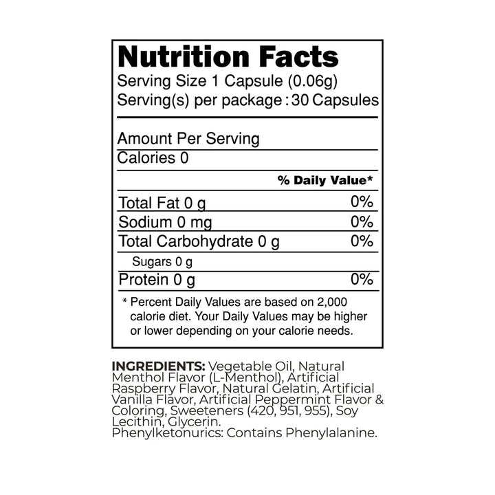 MINT HIT THAT LASTS 3X LONGER Berries - 30 Capsules | انتعاش بالنعناع يدوم 3 مرات أطول – توت بري – 30 كبسولة