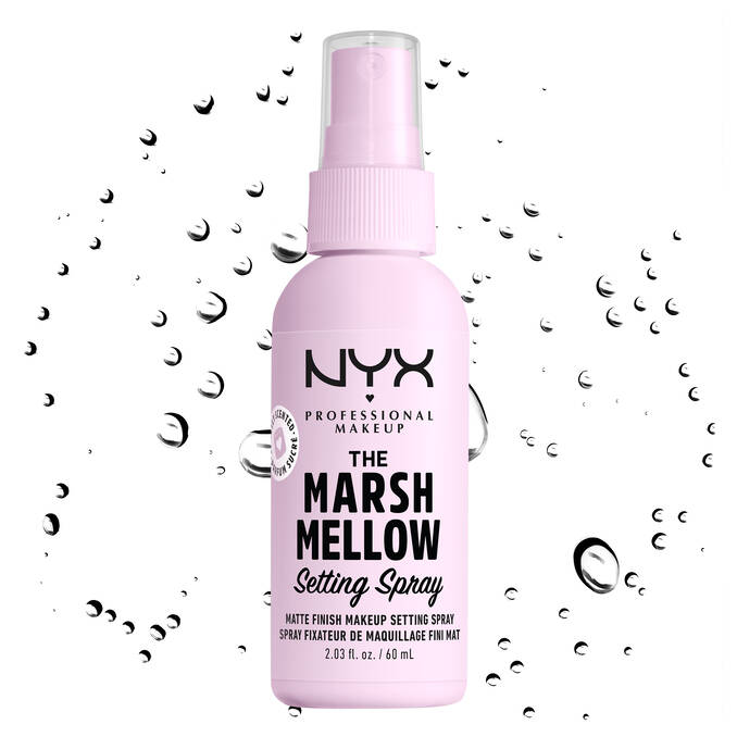 NYX The Marshmellow Matte Finish Makeup Setting Spray - 60ml|ان واي اكس بخاخ تثبيت المكياج مارشميلو  -60 مل
