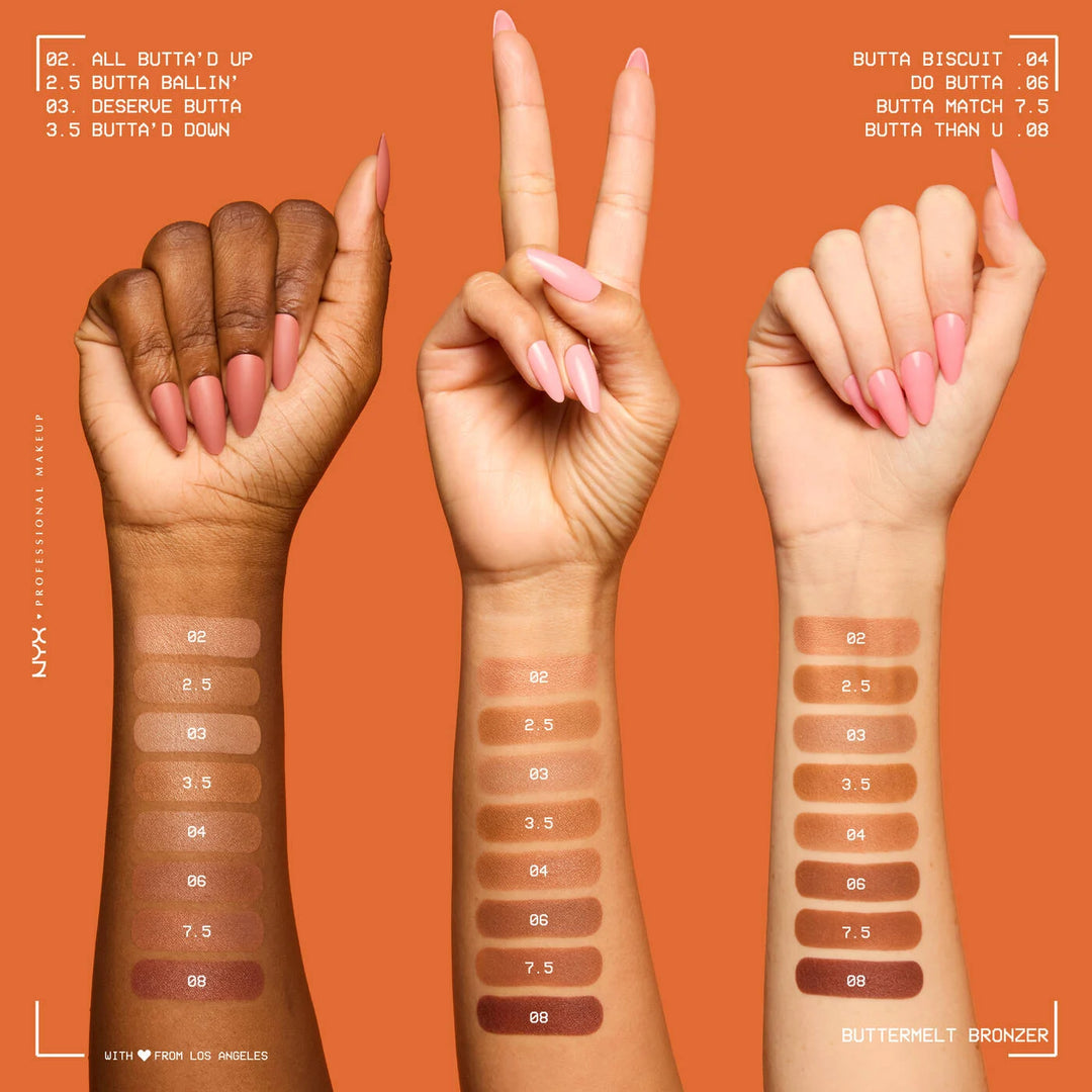 NYX Buttermelt Bronzer - 5g | ان واي اكس برونزر كريمي - 5 غرام