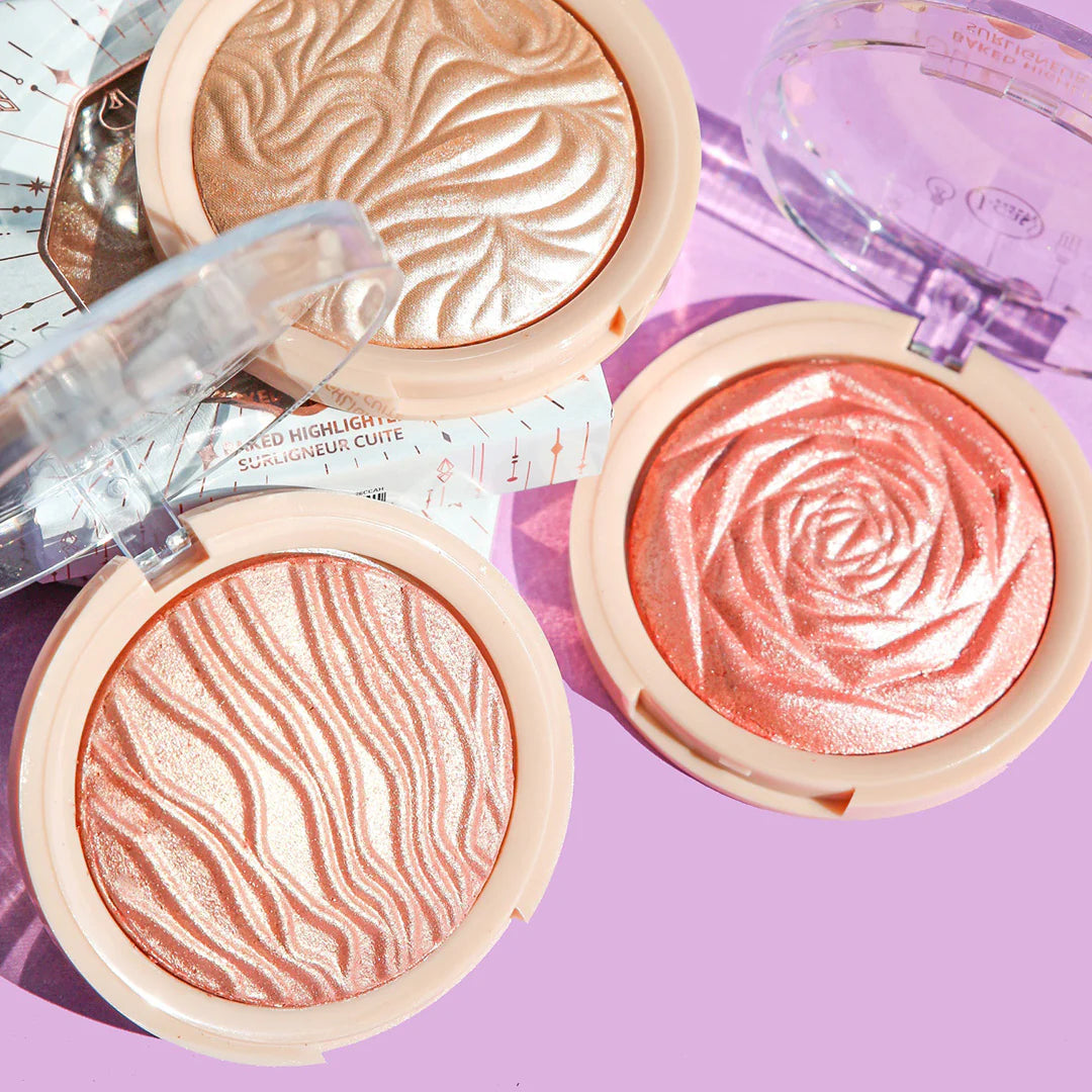 J. Cat You Glow Girl Baked Highlighter - 8.5g| جي كات هايلايتر   مضغوط -8.5 غرام