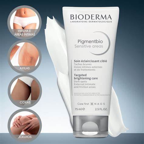 Bioderma Pigmentbio Sensitive Areas - 75ml | بايوديرما كريم لتفتيح المناطق الحساسة - 75 مل