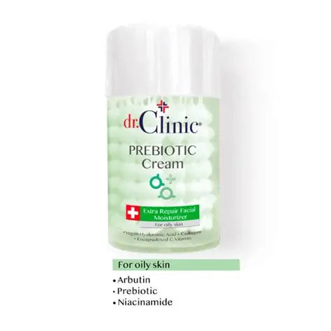 dr.Clinic Prebiotic Cream For Oily Skin - 100ml | دكتور كلينك كريم البكتيريا الحية للبشرة الدهنية - 100 مل