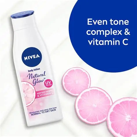 NIVEA Body Lotion Natural Glow - 250 ml | نيفيا لوشن للجسم - 250 مل