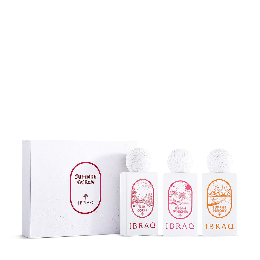 Ibrahim Al-Qurashi Summer Ocean Collection 3 x 10 mL |  3 × 10 مجموعة الصيف ابراق سمر أوشن للنساء