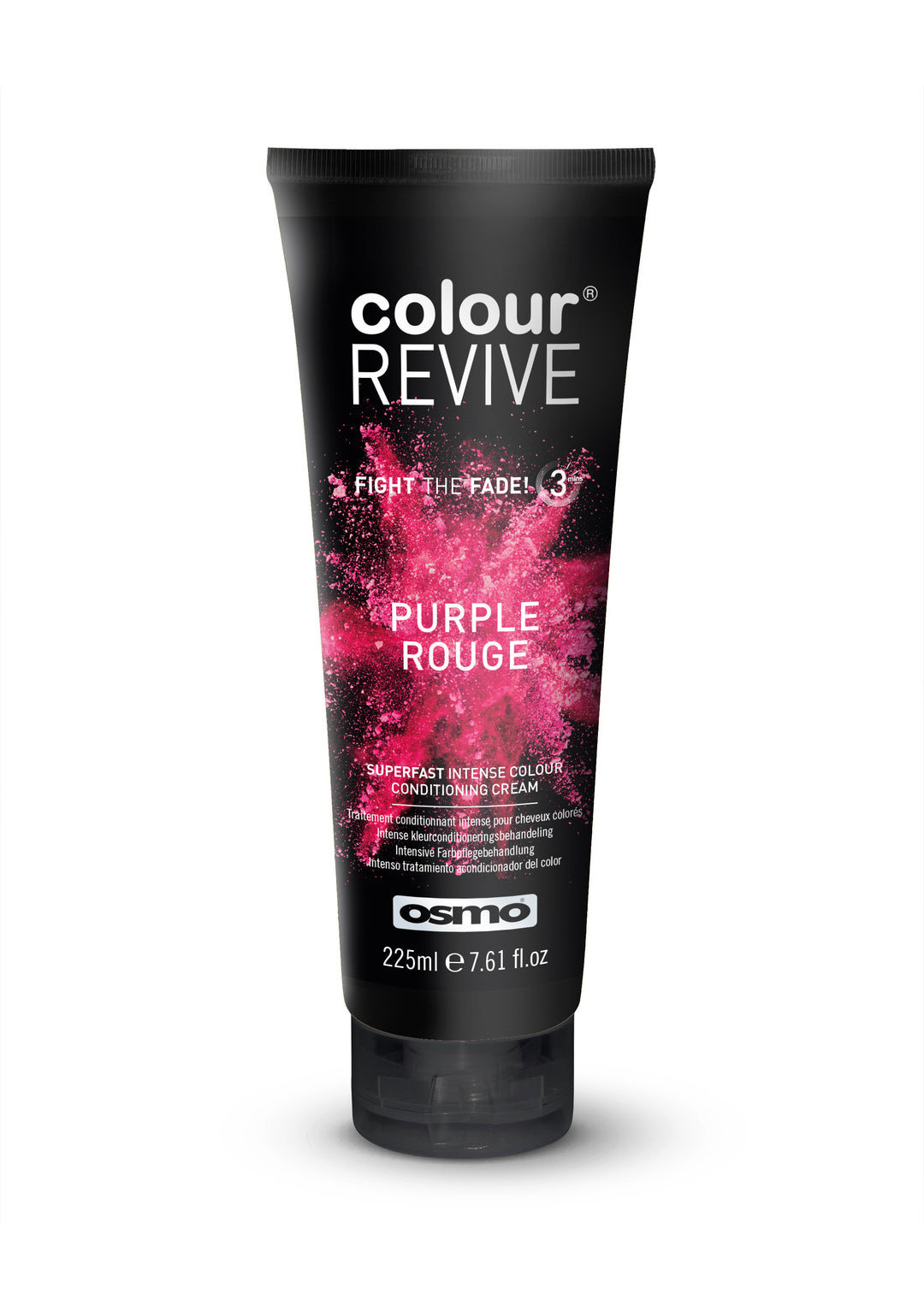 osmo Colour Revive Purple Rouge Colour Superfast Colour Conditioner Cream - 225ml | أوزمو صبغة مؤقتة باللون البنفسجي - 225 مل