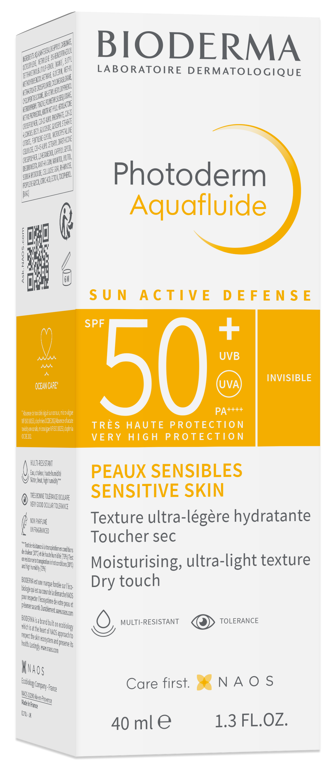 Bioderma Photoderm Aquafluide SPF50+ | بيوديرما واقي شمسي بعامل حماية 50 للبشرة الدهنية