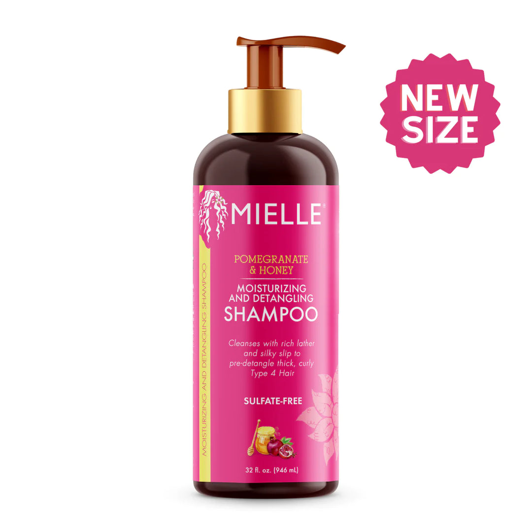 Mielle Pomegranate & Honey Moisturizing and Detangling Shampoo - 355ml | شامبو الرمان والعسل لترطيب وفك التشابك - 355 مل