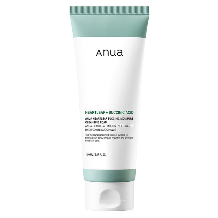 Heartleaf Succinic Acid Moisture Cleansing Foam - 150ml | أنوا غسول رغوي للوجه سكسينيك اسيد - 150 مل