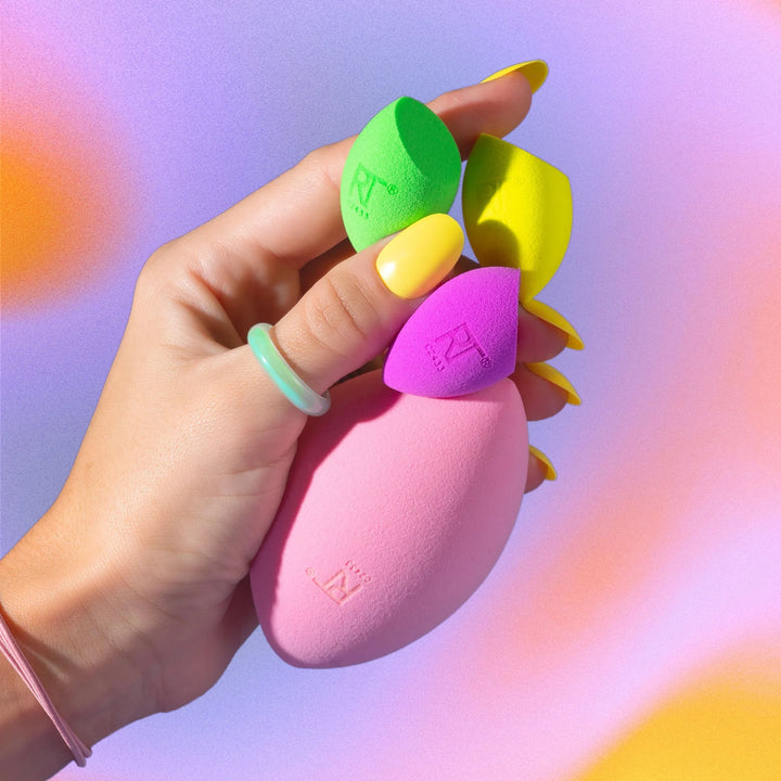 Real Techniques Xl+Mini Miracle Complexion Sponge Set 4pcs