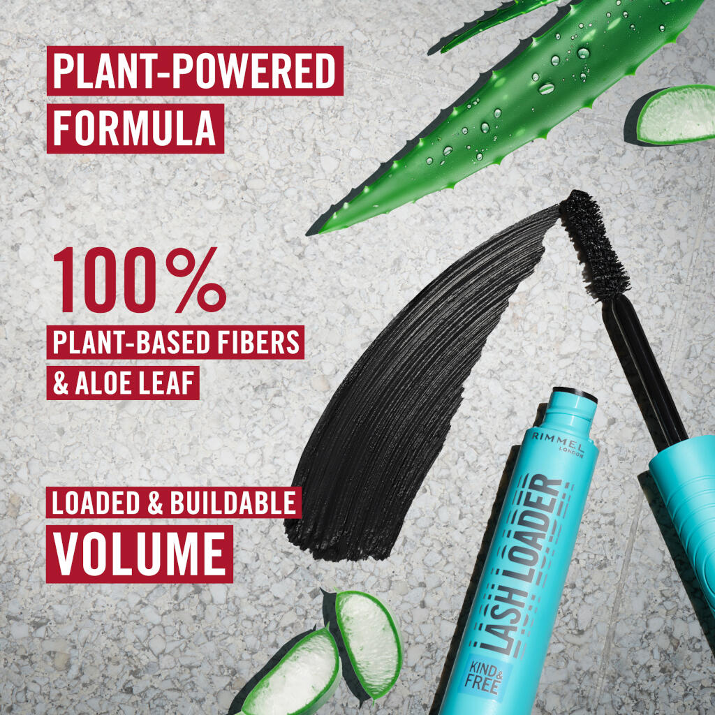 RIMMEL Lash Loader Kind & Free - 9.5ml | ريميل ماسكارا مكثفة للرموش - 9.5 مل