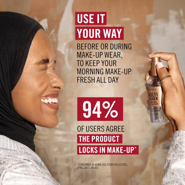 RIMMEL Multi Tasker Mist & Setting Spray - 100ml | ريميل بخاخ مثبت للمكياج - 100 مل