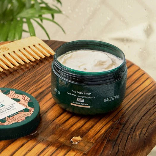 The Body Shop Hair Mask Shea For Dry To Very Dry Hair - 240ml | ذا بودي شوب ماسك للشعر الجاف و الجاف جدا بزبدة الشيا - 240 مل