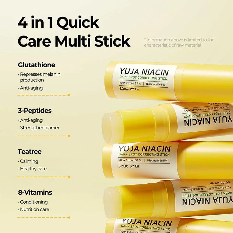 SOME BY MI Yuja Niacin Dark Spot Correcting Stick - 5g | سوم باي مي ستيك تصحيح البقع و التصبغات - 5 غرام