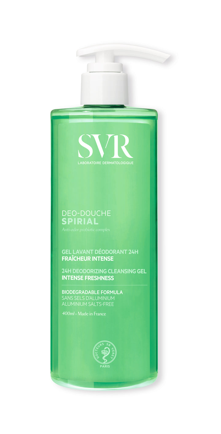 SVR Spirial Deo-douche Cleansing Gel - 400ml | اس في ار غسول جل 2 في 1 - 400 مل