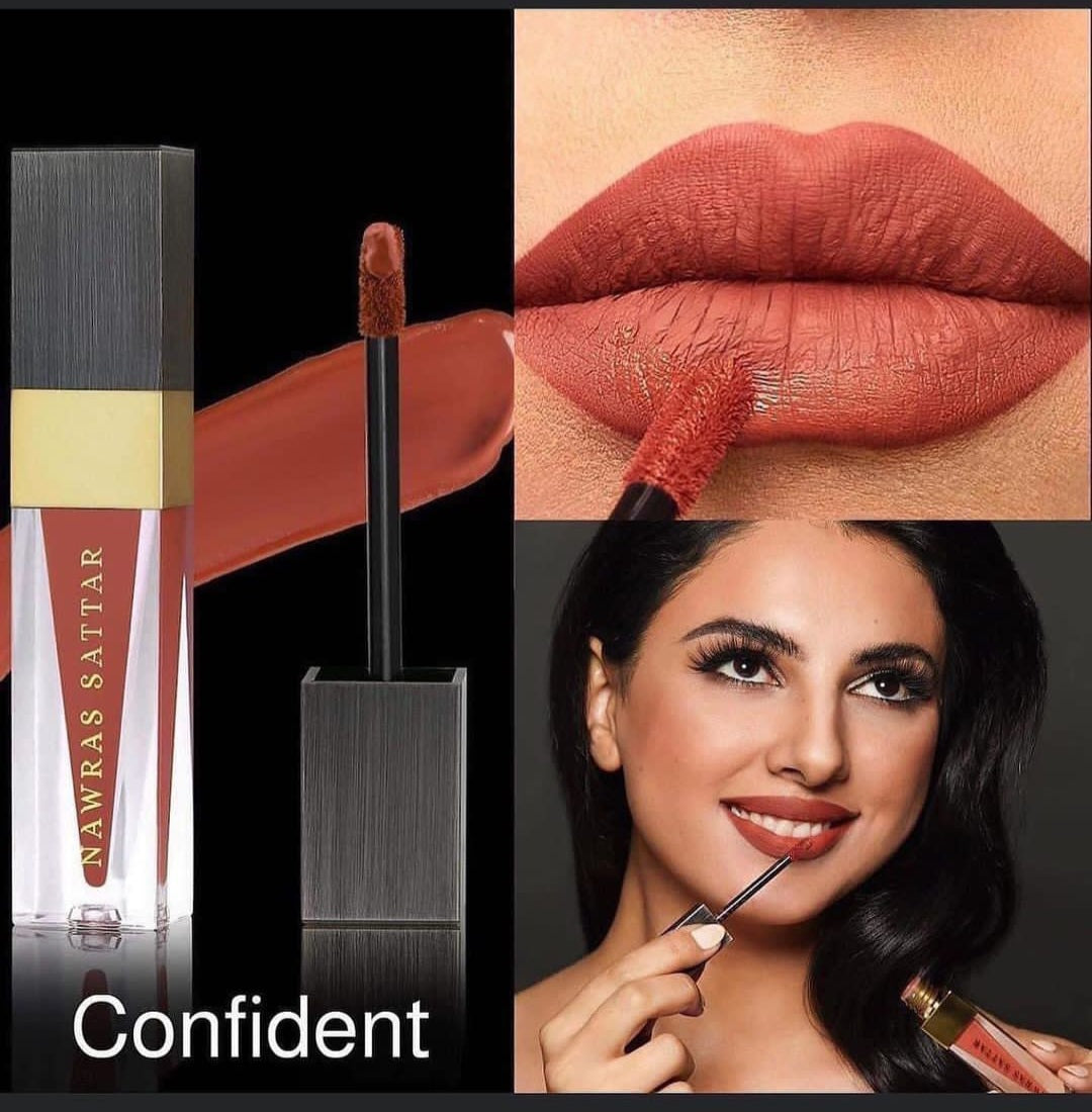 Nawras Sattar Velvety Matte Finish - 5g |نورس ستار أحمر الشفاه بالتأثير المات - 5 غ