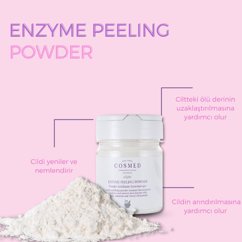 Cosmed Alight Enzyme Peeling Powder - 75g | كوزميد بودرة التقشير بالأنزيمات - 75 غرام