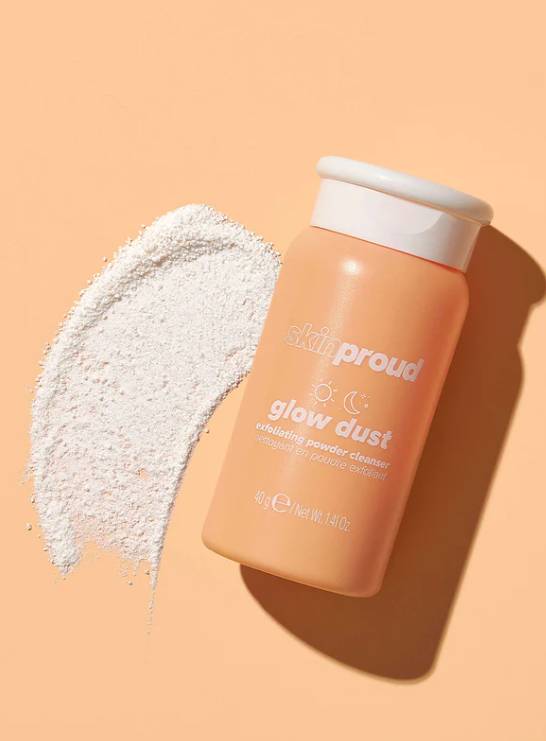 Skin Proud Glow Dust Brightening Exfoliating Powder Cleanser - 40g | سكين براود غسول بودرة مقشر - 40 غرام