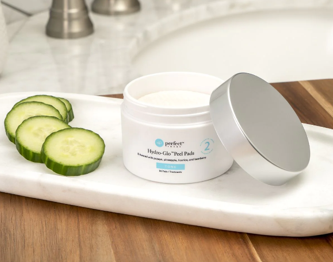 Perfect Image Hydro-Glo Peel Pads Tone - 30Pads | بيرفيكت ايمج هايدرو جل قناع التقشير - 30 قطعة