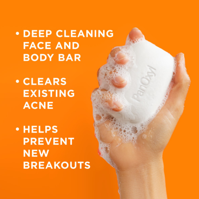 PanOxyl Acne Cleansing Bar - 113g | بانوكسيل صابونة لعلاج من حب الشباب - 113 غرام