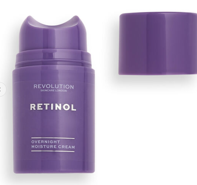 Revolution Retinol Over Nignt Moisture Cream - 50ml | ريفلوشن كريم ريتينول ليلي - 50 مل