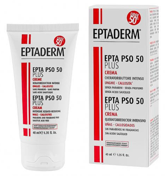 EPTADERM Epta Pso 50+ Cream - 40ml | ايبتاديرم كريم لعلاج تقرنات الجلد