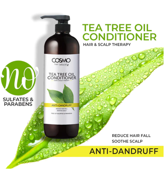 COSMO Tea Tree Oil Anti-Dandruff Conditioner - 1000ml | كوزمو بلسم زيت شجرة الشاي - 1000 مل