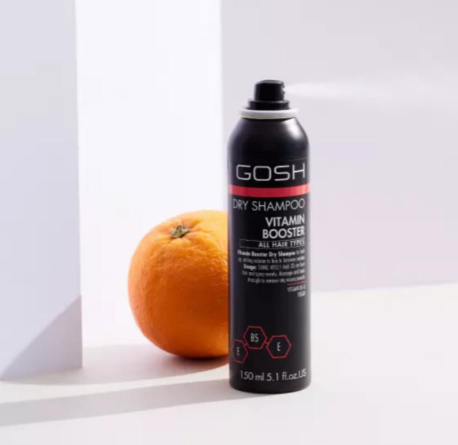 Gosh Dry Shampoo Spray 150ml - Vitamin Booster | جوش رذاذ الشامبو الجاف بالفيتامين - 150 مل