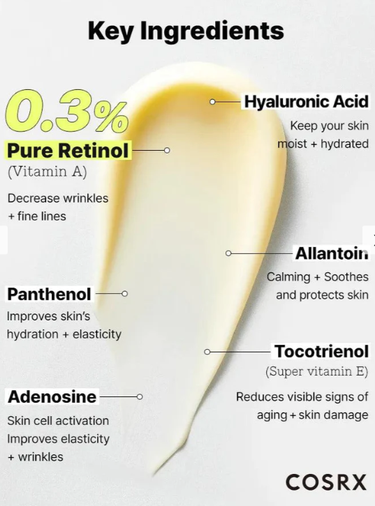 COSRX The Retinol 0.3 Cream - 20ml | كوزركس كريم الريتينول 0.3 - 20 مل