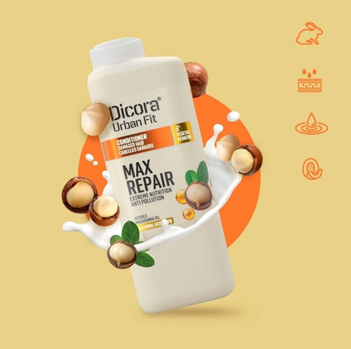 Dicora Conditioner Max Repair - 400ml | ديكورا بلسم مرطب للشعر الجاف والتالف  - 400 مل