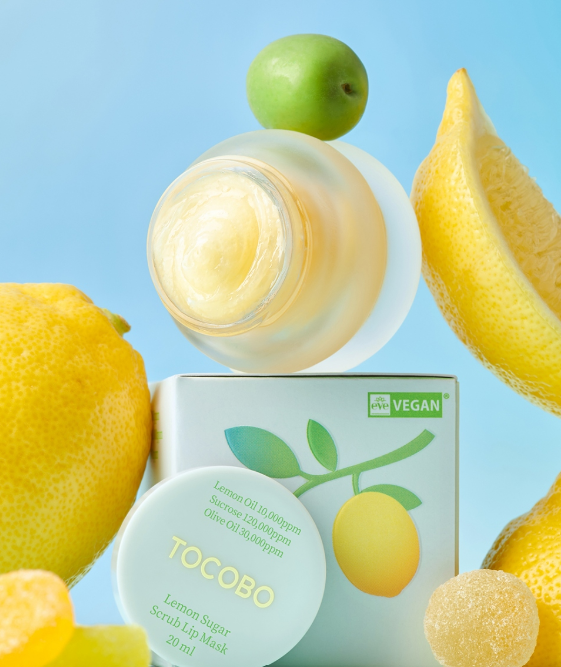 TOCOBO Lemon Sugar Scrub Lip Mask - 20ml | توكوبو مقشر و ماسك للشفاه بالليمون - 20 مل