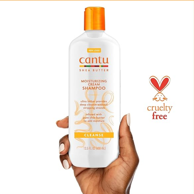 Cantu Shea Butter Moisturizing Cream Shampoo - 400ml | كانتو شامبو بزبدة الشيا كريمي - 400 مل