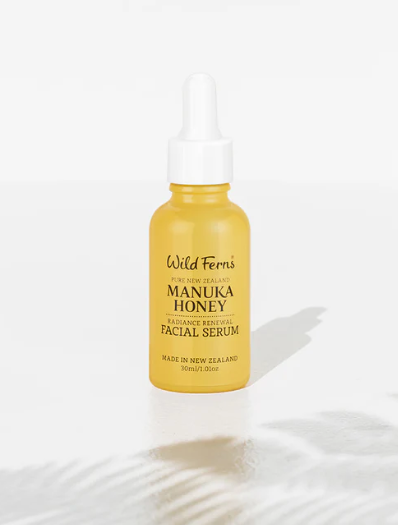 Wild Ferns Manuka Honey Radiance Renewal Facial Serum - 30ml | وايلد فيرنز سيروم بعسل المانوكا لتجديد البشرة - 30 مل