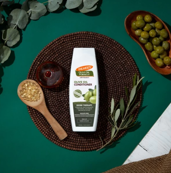PALMER'S Olive Oil Formula Shine Therapy Conditioner - 400ml | بالميرز بلسم بزيت الزيتون للمعان - 400 مل