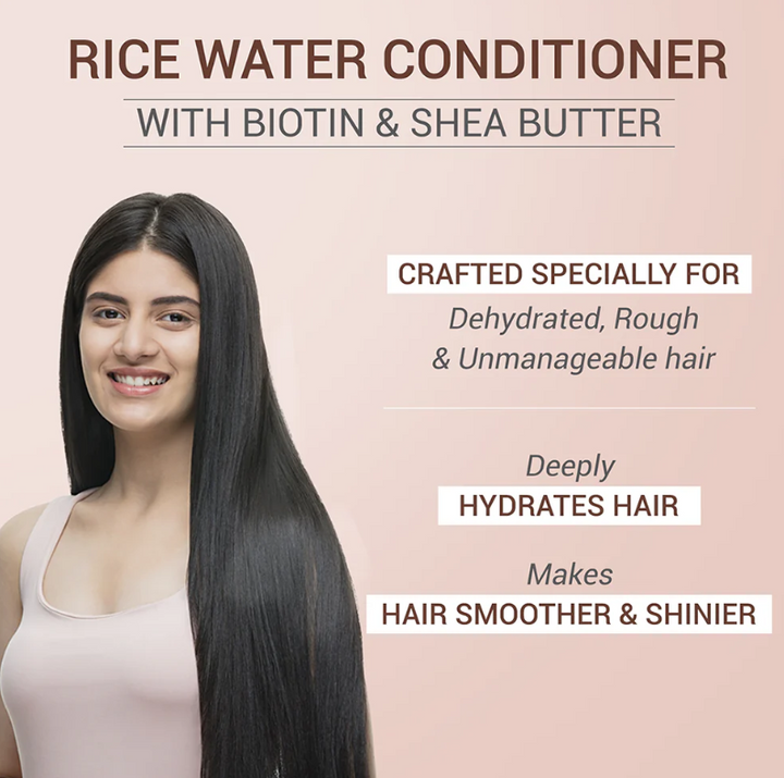 SESA Rice Water Conditioner With Biotin & Aloe Vera - 300ml | سيزا بلسم بماء الارز والبيوتين والالوفيرا - 300 مل