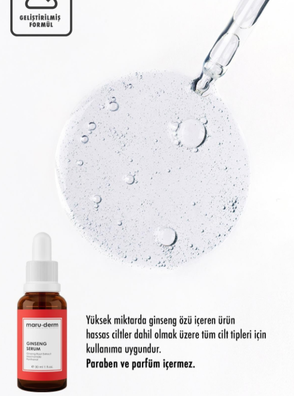 maru.derm ginseng Serum -  30ml | مارو.ديرم سيروم الجنسنغ - 30 مل